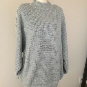 Adolfo Vintage Pearl Sweater Size M